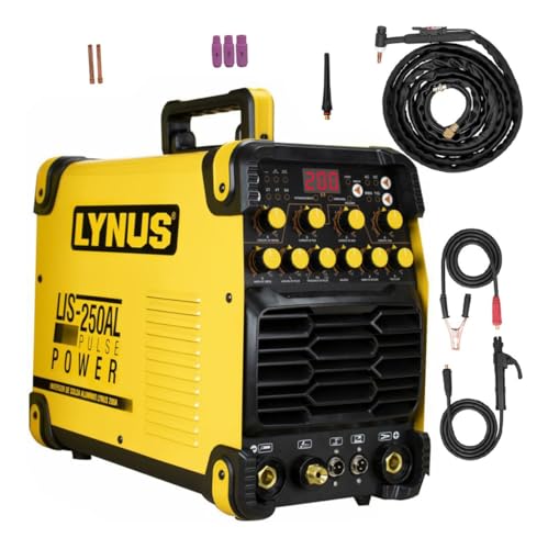 MÁQUINA DE SOLDA INVERSORA 200A TIG/ALUMÍNIO LIS-250AL PULSE