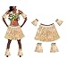 Sharplace Unisex Adultos Hawaiana Hula Mujeres Hombres Hierba Luau Accesorio De Disfraces...