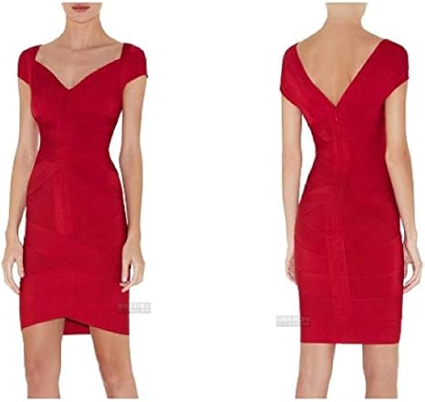 herve leger cap sleeve bandage dress