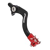 Das Aluminium-Bremspedal verwendet einen extrem robusten, geschmiedeten Aluminium-Arm mit einer CNC-gefrästen Zehenspitze, um dieses Bremspedal zu einem der stärksten zu machen, das Sie für Ihr Motorrad kaufen können.