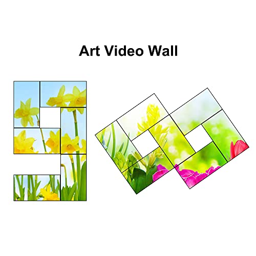 iseevy 8 channel magic video wall processor for 1x8 8x1 1x7 7x1 tv wall and special art video wall support 0360 degree and pixel to pixel high resolution display only work with windows 1011 os
