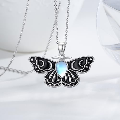 Sterling Silver Halloween Necklace Gothic Jewelry Gifts for Women Men3