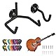 Gitarrenhalter für Die Wand Schräg mit 20 Plektrum,Gitarren Wandhalterung Akustik Elektrik Klassische Gitarren Ständer Wandhalter Gitarrenständer, Gitarrenhalter Wand Display für Ukulele Gitarre Banjo