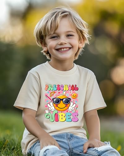 First Day of Pre-K Shirt – Toddler Boys and Girls Short Sleeve Back to School Outfit, 2T-5T3