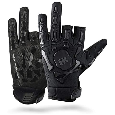HK Army Bones Paintball-Handschuhe, Schwarz/Schwarz, Größe XL Cover