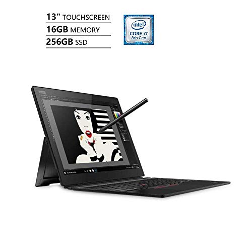 Lenovo ThinkPad X1 Tablet 13 inches QHD (3000x2000) Touchscreen 2-in-1 Business Laptop with Pen (Intel i7-8650U, 16GB RAM, 256GB (Renewed)