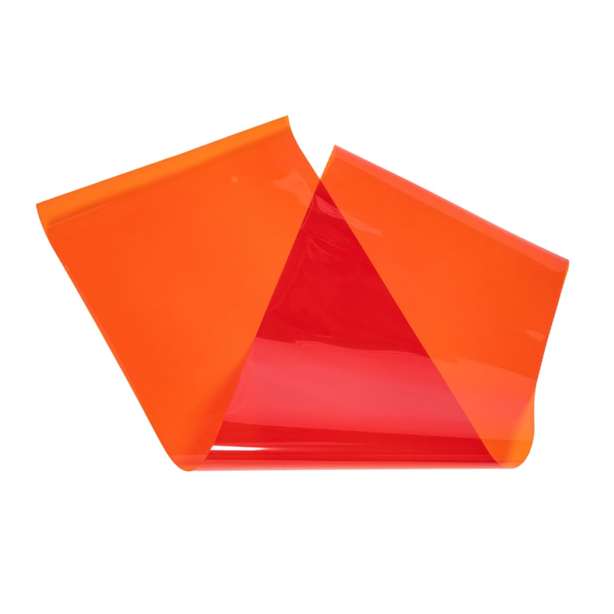 DOITOOL Pet Farbfilterfolie für Sonnenuntergangseffekt mit Farbkorrektur und Farbdurchlässigkeit Orange Beleuchtungsfolie für Fotografen und Stimmungsbeleuchtung im Studio