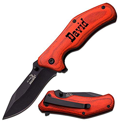 Elk Ridge Free Engraving Custom Pocket Quality Knife Gift For All (ER-A013RW) - Elk Ridge