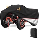 🌙【Bande réfléchissante et visibilité nocturne】Dotée d'une bande réfléchissante et d'une poignée de transport réfléchissante, cette housse extérieure pour quad améliore la visibilité par faible luminosité, notamment lors du stationnement de nuit, par temps de brouillard ou nuageux. Elle permet d'alerter les autres véhicules et renforce la sécurité, tout en facilitant son séchage à l'air libre pour prolonger sa durée de vie.