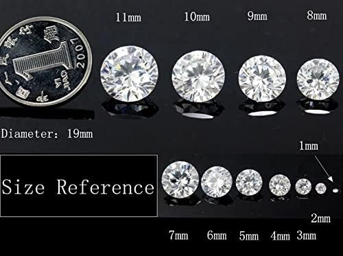 Zircones cubiques ronds rouges pour sublimer un cadeau d'anniversaire unique