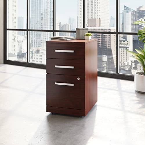 OfficeWorks by Sauder Affirm 3 Drawer Mobile File, Classic Cherry Finish by OFFICE WORKS BY SAUDER - Image 2