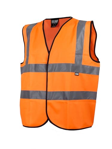 Scan Hi-Vis Waistcoat Orange - Railway Standard RIS-3279-TOM - Size:XL