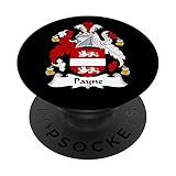 Payne Coat of Arms - Family Crest PopSockets Swappable PopGrip