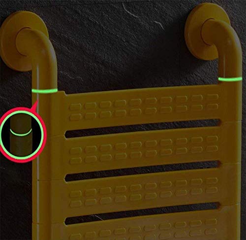 Taburete de baño plegable antideslizante con respaldo para duchar ancianos de forma segura 4