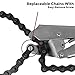 Strong Hand Tools Locking Chain Pliers, Removable 48″ Chain, Holds Up To 14