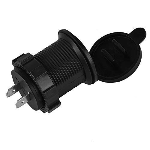 Waterproof Dual USB Charger Socket Power Outlet for Car Boat Mobile, 3.1A Fast USB Car Charger with LED Indicator