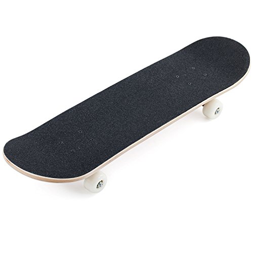 E EVERKING Skateboard 7 Layers Decks 31"x8" Pro Complete Skate Board Maple Wood Longboards for Teens Adults Beginners Girls Boys Kids