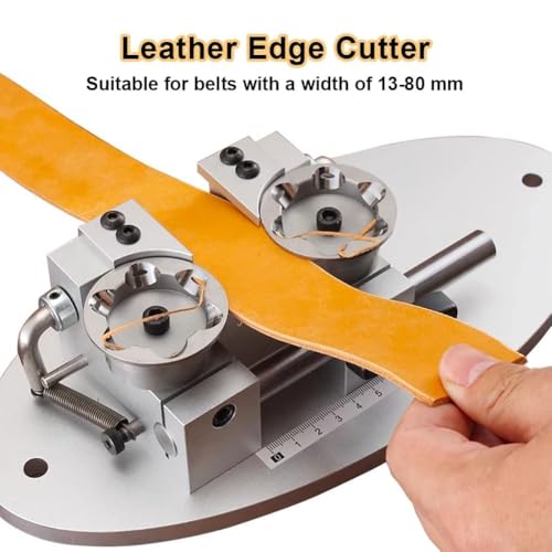 Biseladora de aleación de aluminio y cortadora de bordes de cuero manual 5
