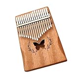17 Noten Kalimba Daumenklavier Professionelle Spielübung Für Zwei Finger Instrumente Professionelle Kalimba-Musikinstrumente(3/4)