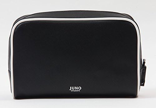 JUNO ChildSafe Bag • Child-Proof Bag with Locking Zipper - NO Key or Code Needed! • Keep Children Safe from Medications, Cosmetics, Sunscreen, Gum, etc. (Grande, Black)