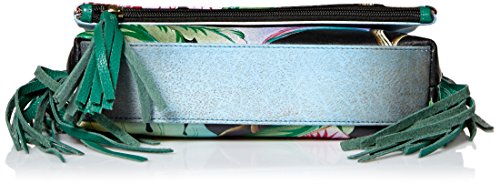 Anna by Anuschka Hand Painted Leather Women's Fringed Flap Crossbody4