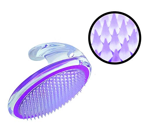Ingrown Hair & Razor Bump Brush - Shaving and Waxing Professional Treatment - Achieve Great Skin with Exfoliation & Microdermabrasion - Beard, Bikini, Legs, Neck, Scalp -Pink- By Bellesante