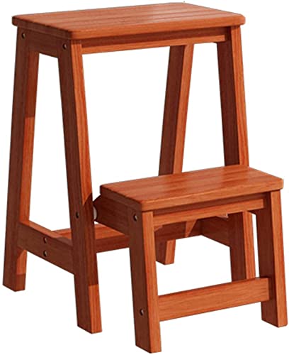 Siège utilitaire maison et escabeau portable transformable en bois de qualité