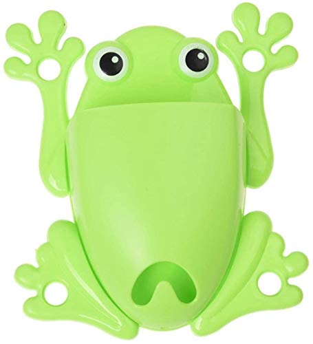 BSGP 1 soporte para cepillo de dientes con ventosas y 4 ventosas (verde) Cover