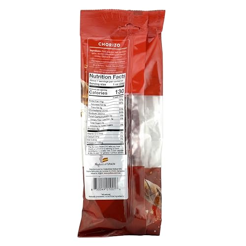 Goikoa Mild Chorizo | All Natural | Dry-Cured | Authentic Navarre Spain | Perfect For Charcuterie | 7.4 oz (210 gr) - Image 2