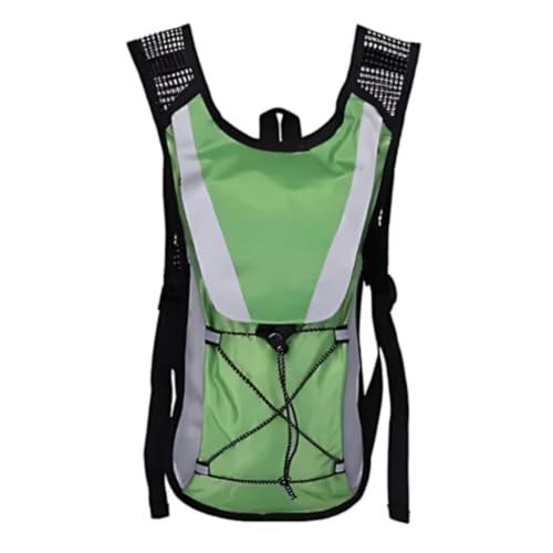 Mochila de Hidratação Esportiva 2 Litros com Refil Bolsa d'Água Impermeável para Corrida Ciclismo Trilha Caminhada Bike Leve Compacta com Tubo de Sucção e Compartimento para Acessórios