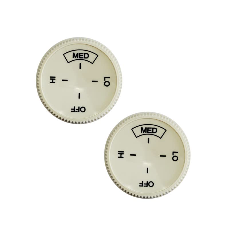 Amazon.com: 2PCS Baseboard Heater Thermostat Temperature Control Dial Knob  Replacement Base Board Knob, cream : Tools u0026 Home Improvement
