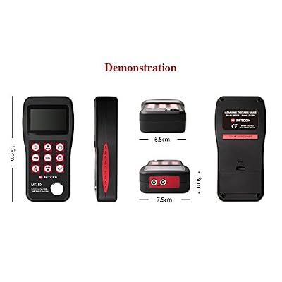 Mitech MT160 Digital Ultrasonic Thickness Gauge Meter 0.75-300mm (Depends on Probes)