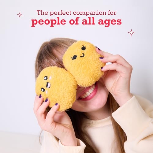 emotional support chicken nuggets by relatable cuddly plush collectibles and squishy toys cozy fall gifts and fun trick or treat toys includes 5 plushies with carrying basket