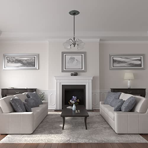 Image of Ekena Millwork CM18ATCBFDecorative Ceiling Medallions Modeled After Original Historical Patterns & Designs, Cloud Burst