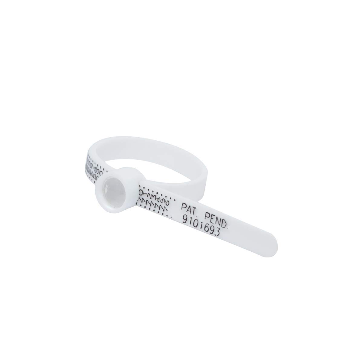 Sprezzi FashionRing Measure Tape Measure Ring Sizes Ring Sizer Multisizer Ring Size Tape Measure for Rings Ruler for Measuring Ring Size, Plastic