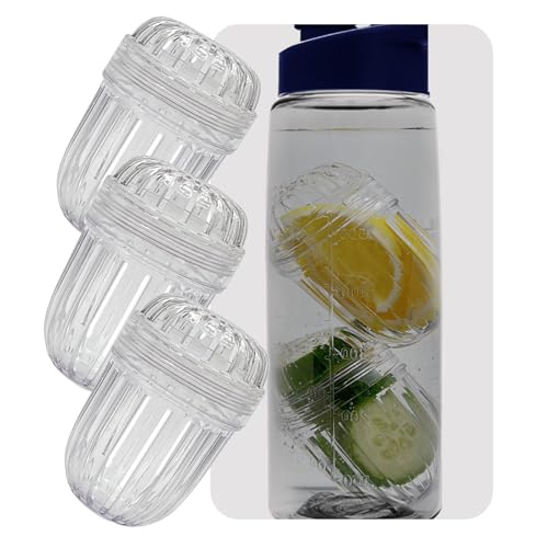 3PCS Fruit Infuser Insert for Wide Mouth Water Bottles,Compatible with Stanley,Hydro Flask, Iron Flask, Takeya, ThermoFlask
