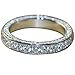 ROMIDA Silber Diamant Ringe Stein Ring mit Zirkonia Kristallen, Frauen Silber Stein Ring Damen Partnerringe Fingerringe Damenring. Klassik Silber Schmuck Mädchen Frauen