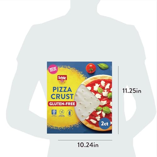 Schar - Pizza Crust - Certified Gluten Free - No GMO's, Wheat or Lactose- (2 - 5.3 oz) 4 Pack