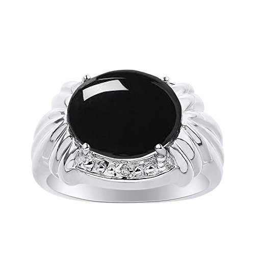 Bague argent onyx diamants : un bijou robuste qui ne ternit pas - 3