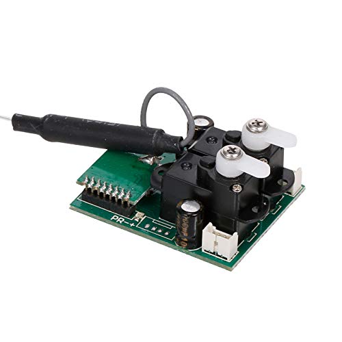 Placa receptora de avión RC HUIOP A160.0013 con 2 servos y repuestos de planeador 6