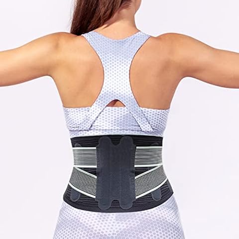AllyFlex Lumbar Support Belt, Back Support for Back Pain Relief, Ergonomic and Breathable Lumbosacral Back Brace, Comfort and Slim Fit (X-Small/ Small) Cover