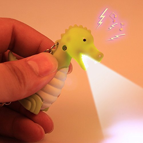 Bg247 Dinosaur Led Keychain With Sound - 2-Pack #TOP1