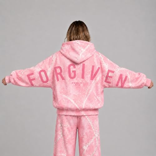 Christian Hoodies Jesus Oversized Forgive Hoodie Camo Maple Leaf Pullover — view 5
