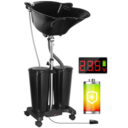 Rechargeable Portable Shampoo Bowl with Electric Pump