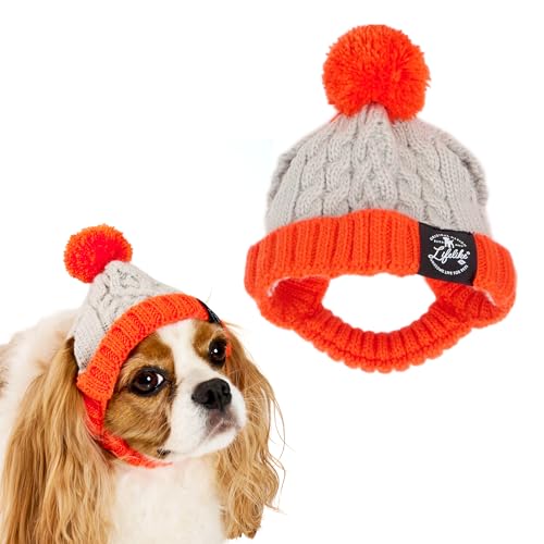 【LIFELIKE公式】バイカラーニットキャップ S M L犬 帽子 キャップ ニット帽 ニットキャップ 被り物 かぶりもの ニット 小型犬 中型犬 ヨーキー チワワ ダックス トイプー ビーグル コーギー フレブル 散歩 お出かけ ペットグッズ ペット