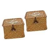 Étui de rangement tissé : adapté à l'emballage, simple et généreux, unique et exquis, pas besoin de décorer à nouveau, panier de rangement pour la maison