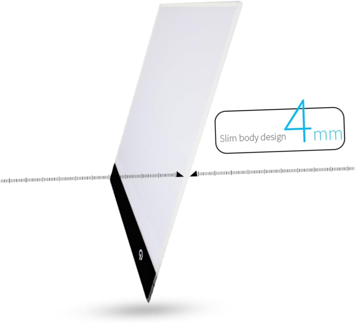 PLAFOPE Portable Ultra-Thin LED Copy Board with USB Cable Bright Eye-Friendly Drawing Desk Light for Tracing and Painting Art Copy Plate