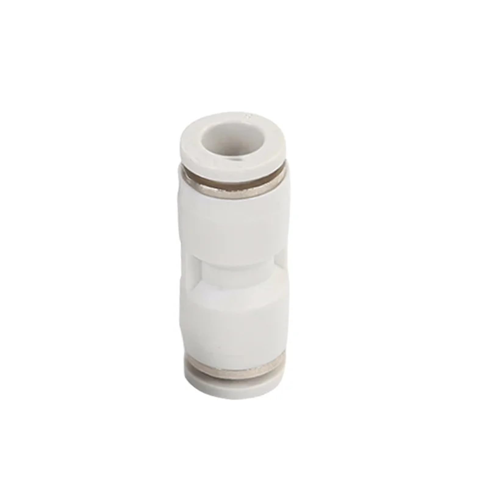 Manguera neumática con conector de 10mm PU blanco sin fugas de aire