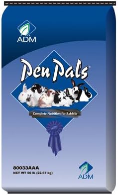 Adm Animal Nutrition 80033AAAE4 50Lb PP Rabbit Mini Pellet, 50 lb