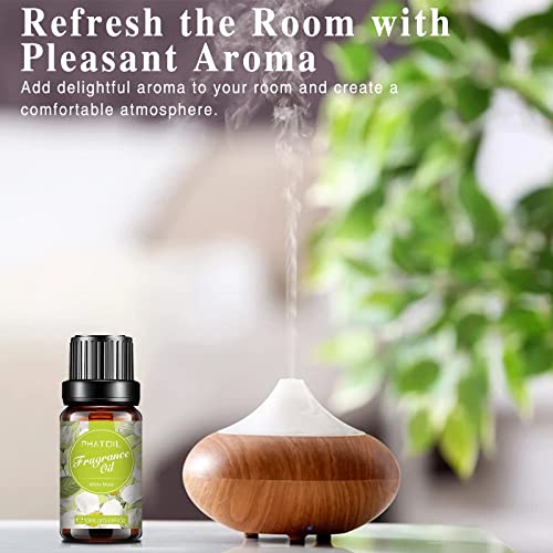 Phatoil Essential Oils Gift Set, 10Ml Pure Essential Oils And Floral Fragrance Oils For Diffusers Diy Soap Candle Making, Ideal Gifts Choice For Christmas, Holiday #TOP4